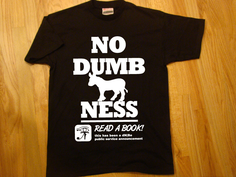 no-dumbass-black-shirt